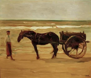 Karren des Badewärters am Strand