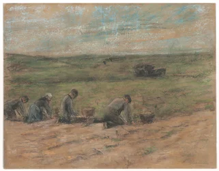 Kartoffelgräber bei Zandvoort, 1894