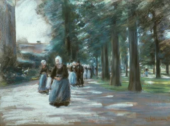 Kirchgang in Laren