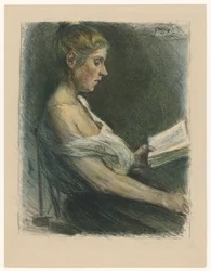 Lesendes Mädchen