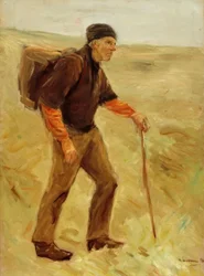 Schreitender Bauer (Studie, Ganzfigur)