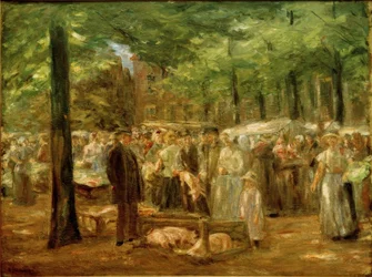 Schweinemarkt in Haarlem