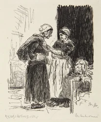 Zwei Frauen im Gespräch