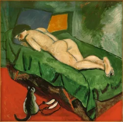 Liegender Rückenakt