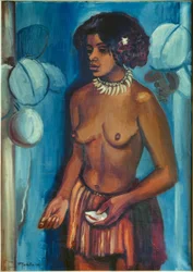 Yuka mit der Muschel