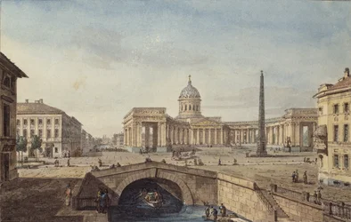 Die Kasaner Kathedrale in Sankt Petersburg, 1817