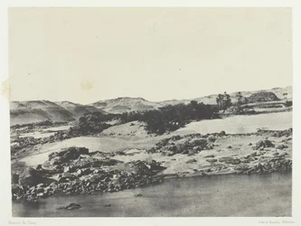 Eingang zum Ersten Katarakt, Oberägypten, 1849-51, gedruckt 1852