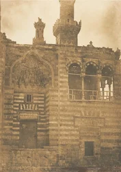 Eingang zum Grab von Sultan Bezkouk, in Kairo, Dezember 1849-Januar 1850