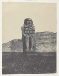 Gournah, Statue des Memnon; Theben