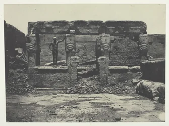 Großer Tempel von Dendera Teutyres, Oberägypten, 1849-51, gedruckt 1852