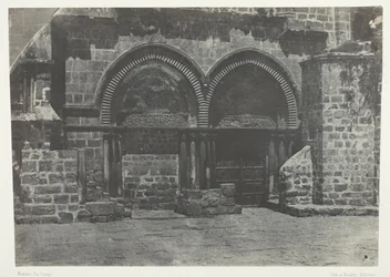 Jerusalem, Untere Arkaden der Grabeskirche; Palästina