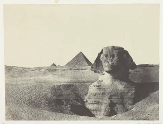 Der Sphinx von vorne gesehen, Mittelägypten