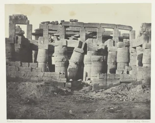 Palais von Karnak, Hypostylhalle von Norden; Theben