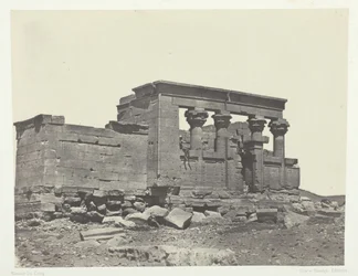 Tempel von Debod, Parembole aus dem Itinerar von Antonin, Nubien, 184951, gedruckt 1852
