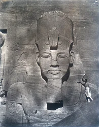 Die kolossale Statue von Ramses II., 1852