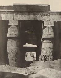 Theben: Karnak, Portikus des Tempels von Khons
