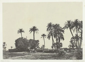 Dorf Hamameh, Oberägypten, 1849-51, gedruckt 1852