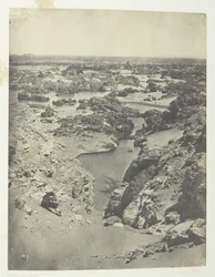 Vue Cavalière De La Seconde Cataracte, Nubien, 1849-51, gedruckt 1852