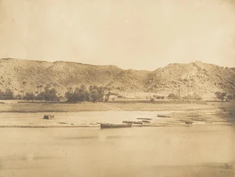 Vue prise au Sud-Est de Philae - Cherk-el-Hesseh, 1849-50