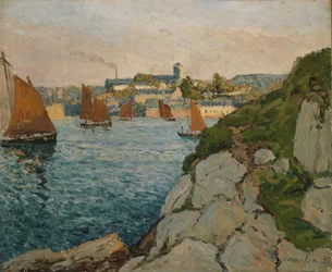 Douarnenez im Sonnenschein, 1897