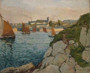 Douarnenez im Sonnenschein, 1897