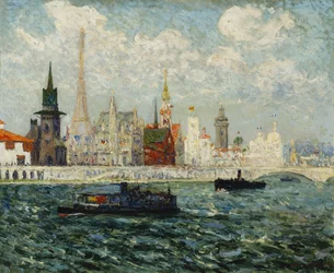 Die Pavillons, Pariser Weltausstellung, 1900