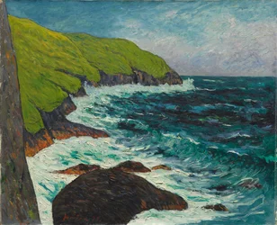 Die Klippen bei Beg-ar-Fry, Saint-Jean-du-Doigt, 1895