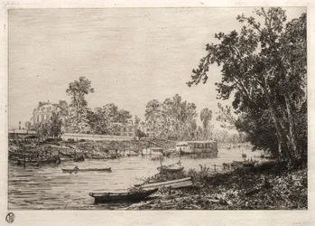 Ein Neuilly bras de Seine mit Labor