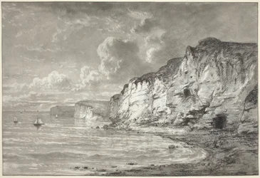 Klippen entlang der Normandieküste