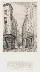 Rue des Marmousets Altes Paris, 1862