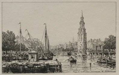 Tour de Montelban, Amsterdam, 1884
