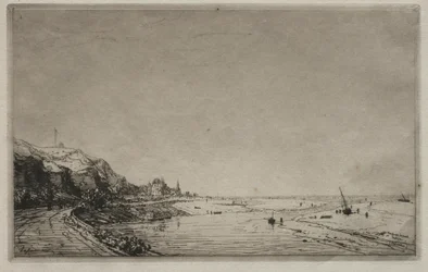 Vue prise du Port de Dives