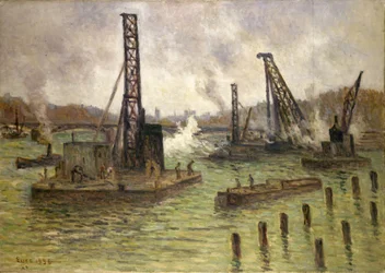 Arbeit an der Seine, Pont des Saints-Pères