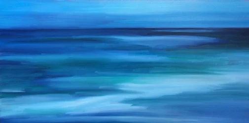 Tiefblaues Ozean-Abstract