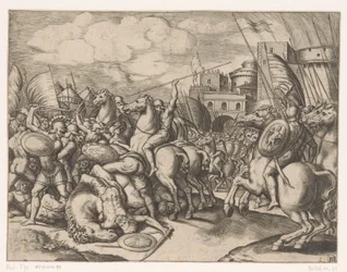 Sieg von Scipio über König Syphax