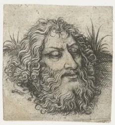 Der Kopf von Johannes dem Täufer oder von Goliath
