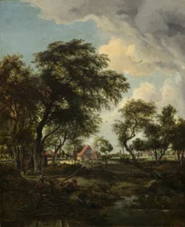 Ein Bauernhof im Sonnenlicht, 1668