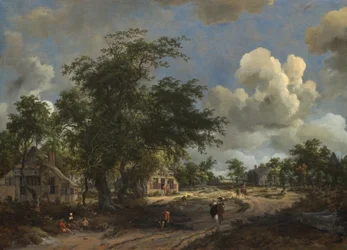 Ansicht auf einer Hauptstraße, 1665