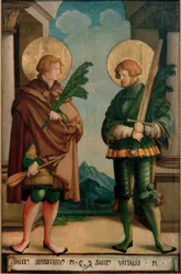 Die heiligen Sebastian und Vitalis