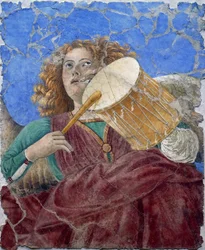 Musizierender Engel von Melozzo da Forli, ca. 1480 (Fresko)