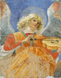 Musizierender Engel von Melozzo da Forli, ca. 1480 (Fresko)