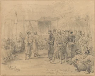 Auf der Suche nach Dacoits, ca. 1885