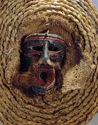 Kostümmaske für das mexikanische jährliche Fest Guelaguetza