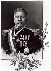 Porträt von Porfirio Diaz (1830-1915)