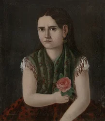 Porträt einer Frau, um 1880