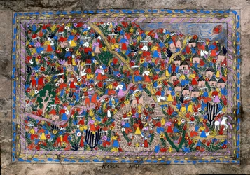 Dorfszene, Guerrero-Staat, Mexiko