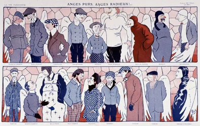 Charges des aviateurs berühmte Engel (Porträtgalerie) - in „La Vie Parisienne“ 11/12/1909