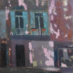 Schatten auf einer Mauer, Provence, 2015