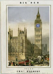 Big Ben Polka, Musikcover veröffentlicht von Hanhart, ca. 1862