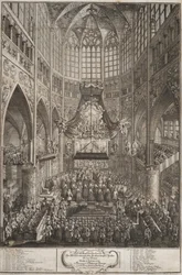 Die Krönung von Maria Theresia auf der Prager Burg, 1743